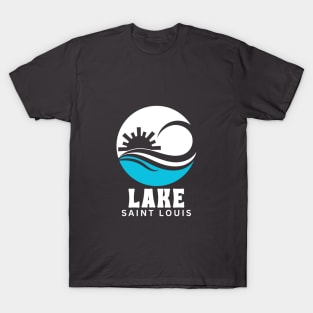 Lake Saint Louis Sun and the Wave T-Shirt